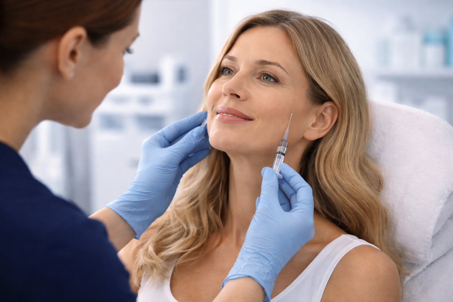 Collage of anti-ageing treatments